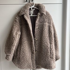 Hm wool teddy coat